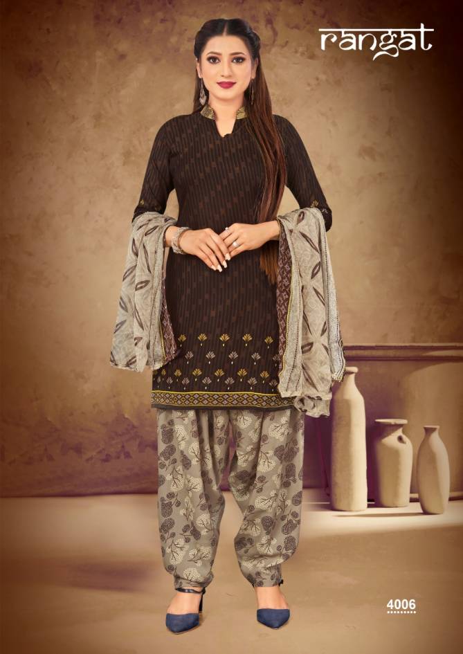 Amit Rangat 4 Latest Designer Printed Regular Wear Synthetic Dress Material
